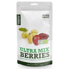 Afbeelding in Gallery-weergave laden, Purasana Mix bessen Gojibes, Veenbes &amp; Witte moerbei (Ultra mix berries) - 200 gr
