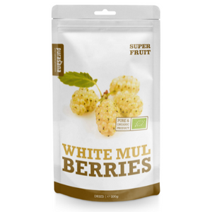 Purasana Witte moerbeien (White mul berries) - 200 gr