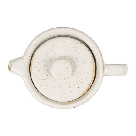 Theepot Nordika met filter op houten plankje (1liter)