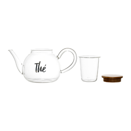 Glazen theepot 'Thé' 1l met filter
