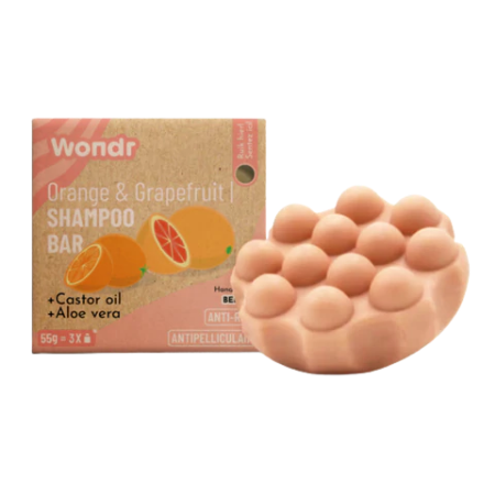 
                  
                    Wondr Shampoo Bar - Orange is the new bar - Anti-roos
                  
                