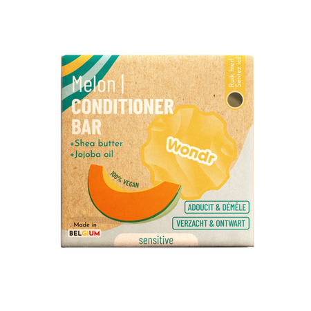 
                  
                    Wondr Conditioner Bar - Sweet Melon - Verzacht & ontwart - Sensitive
                  
                