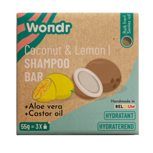 Afbeelding in Gallery-weergave laden, Wondr Shampoo Bar - Crazy in the Coconut - Hydraterend
