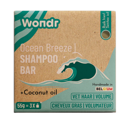 Wondr Shampoo Bar - Ocean Breeze - Vet haar - Normaal of XL