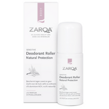 Afbeelding in Gallery-weergave laden, ZARQA Deodorant Roller Sensitive Natural Protection - 50 ml

