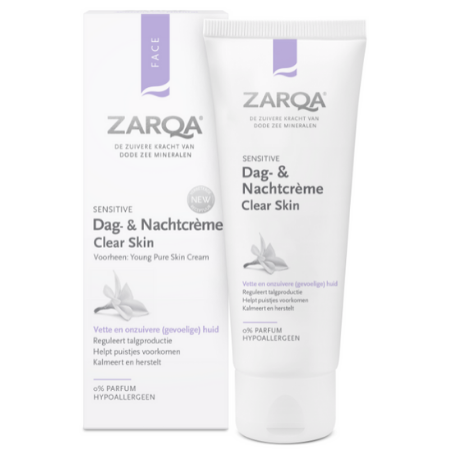 ZARQA Dag- en nachtcrème Clear Skin - 75 ml