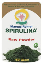 Afbeelding in Gallery-weergave laden, Marcus Rohrer Spirulina Raw Powder - 150 gram
